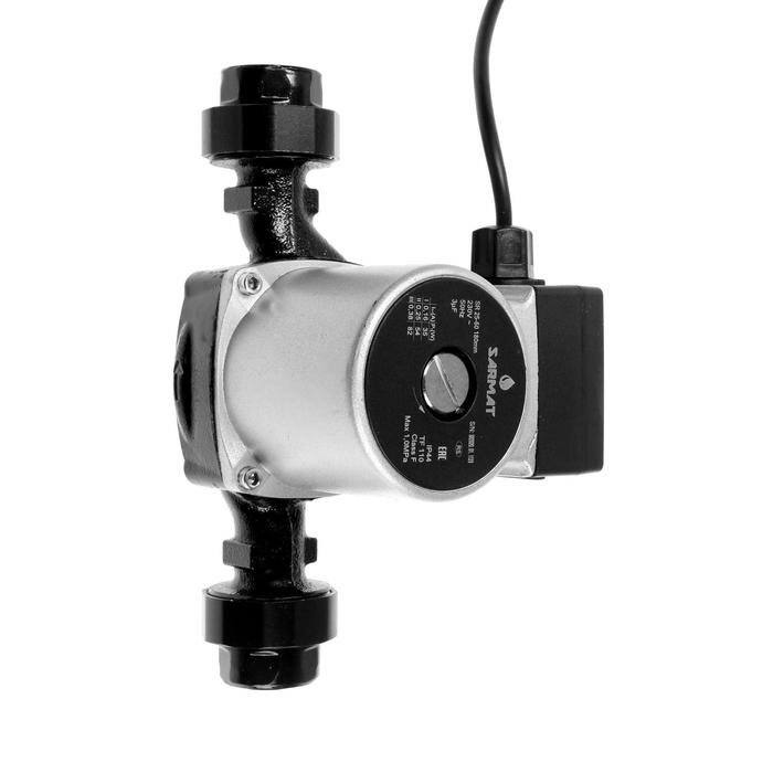 фото Насос циркуляционный SARMAT SR 25-60, 35/54/82 Вт, напор 6 м, кабель 1.2 м