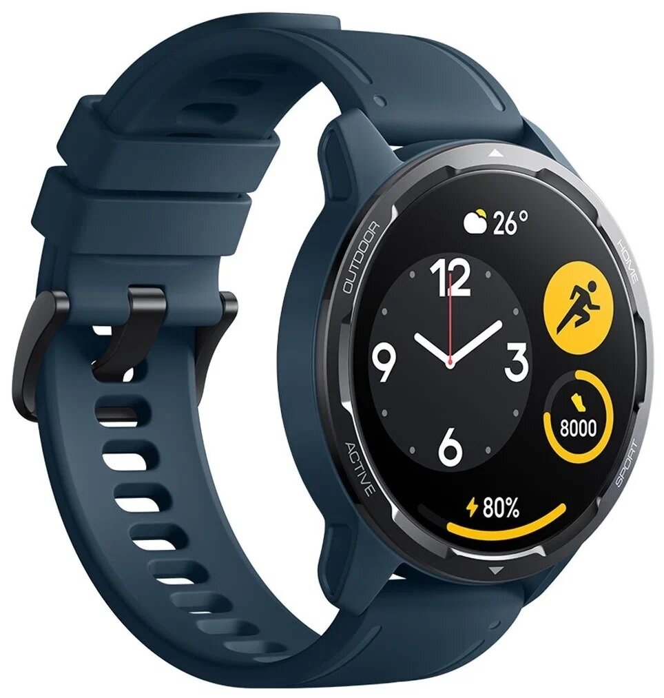 Умные часы Xiaomi Watch S1 Active Global Wi-Fi NFC, синий океан (RU)