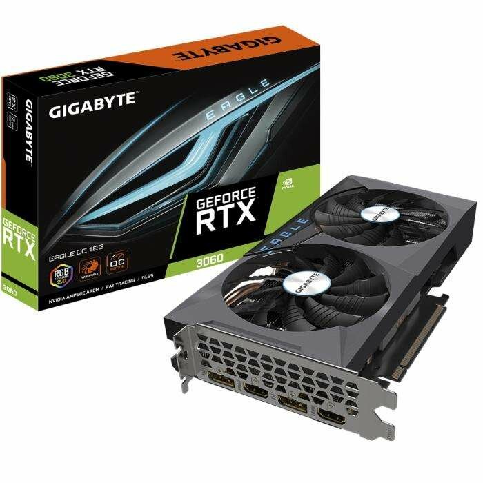 RTX3060 EAGLE OC 12GB RTX3060 12GB GDDR6 192bit 2xHDMI 2xDP RTL LHR {10} (309305)