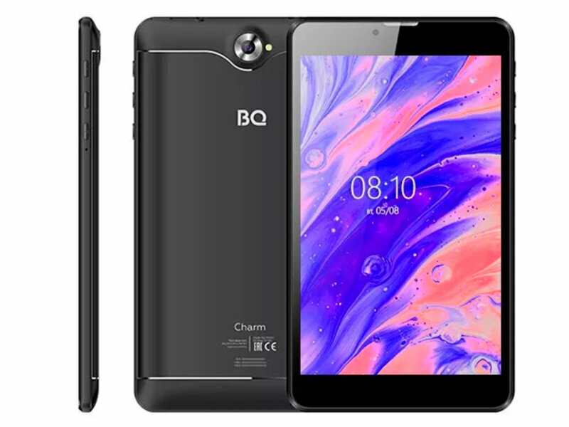 Планшет BQ 7000G Charm/T Black (Unisoc SC7731E 1.3GHz/1024Mb/16Gb/Wi-Fi/3G/Bluetooth/GPS/Cam/7.0/1024x600/Android)