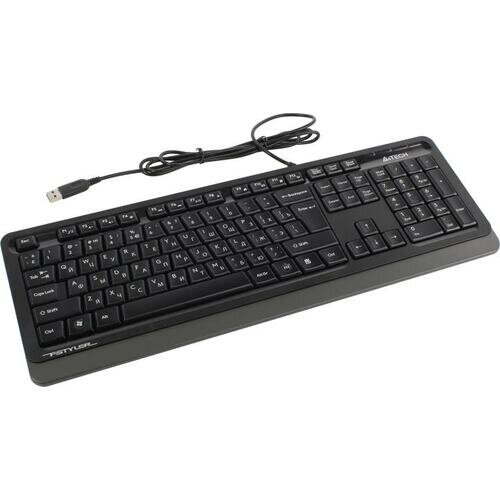 Клавиатура A4TECH Fstyler FKS10, USB, черный серый [fks10 grey] - фото №1