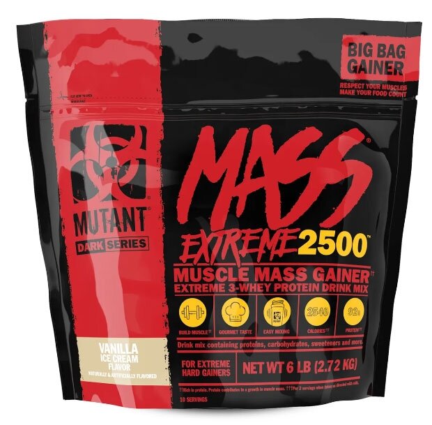 Mutant Mass XXXTreme 2500 (2720 гр) - Ванильное Мороженое