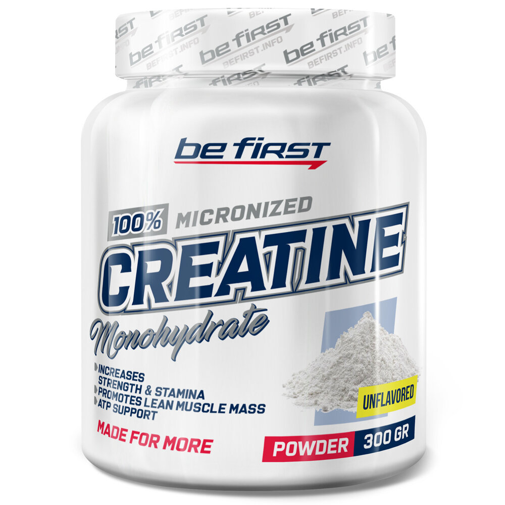 Be First Creatine powder 300 г банка