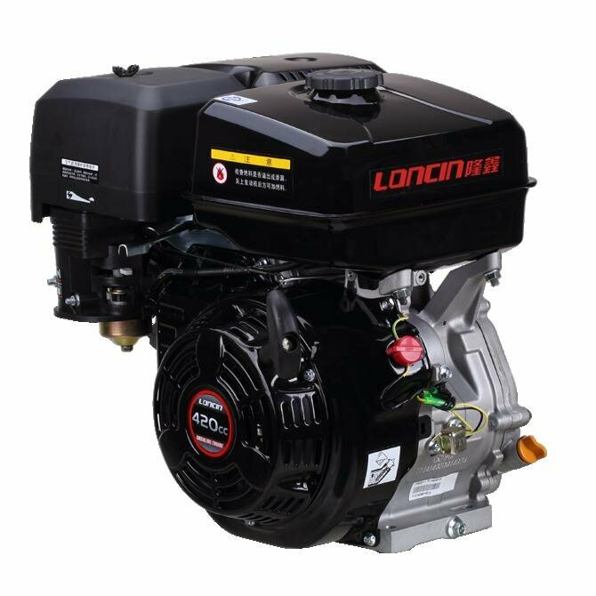 Двигатель Loncin G420F (25 мм)