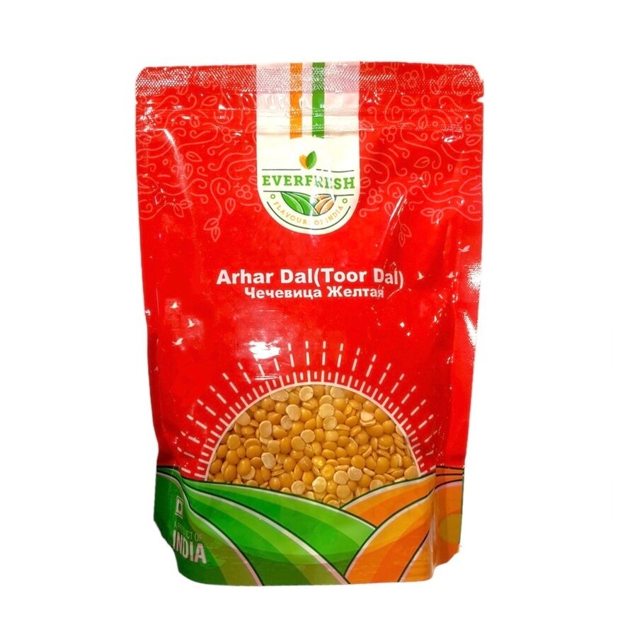 Тур дал (чечевица желтая) Achar Dal/Toor Dal Everfresh 500 г