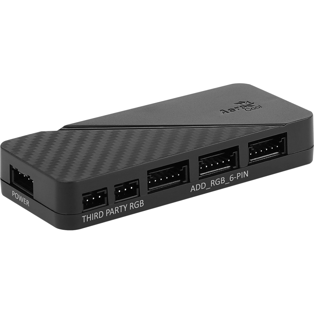 Aerocool H66F ARGB Controller 6-port hub with PWM