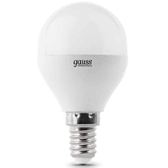 Светодиодная лампа Gauss Elementary LED Globe E14 6W 4100K 53126