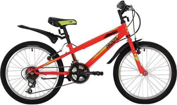 Велосипед для подростков NOVATRACK RACER 20, красный (20SH12V.RACER.RD20) (2020)