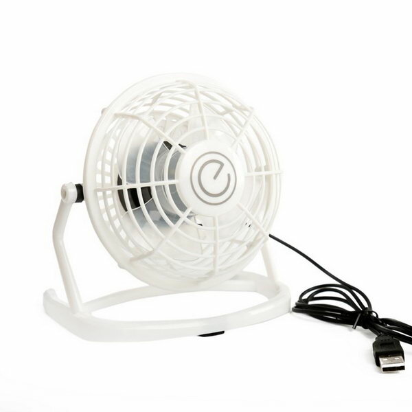 Вентилятор EN-0604, настольный, 2.5 Вт, 1 скорость, пластик, белый - фотография № 1