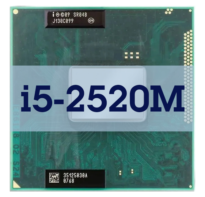 Процессор ноутбука Intel i5-2520M SR048