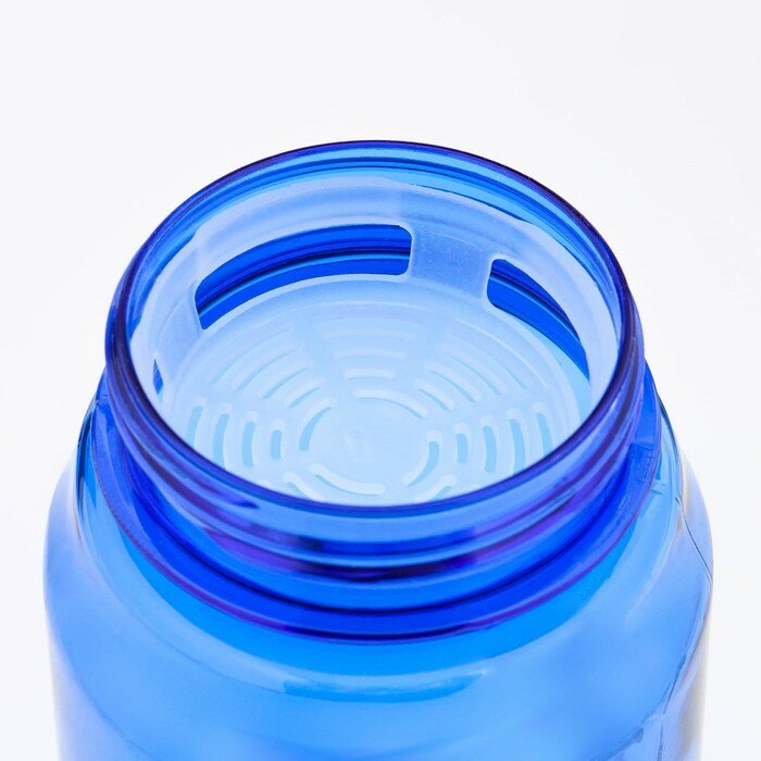 Бутылка для воды "Заряд энергии", 850 мл , 23 х 7 см, синяя - фотография № 3