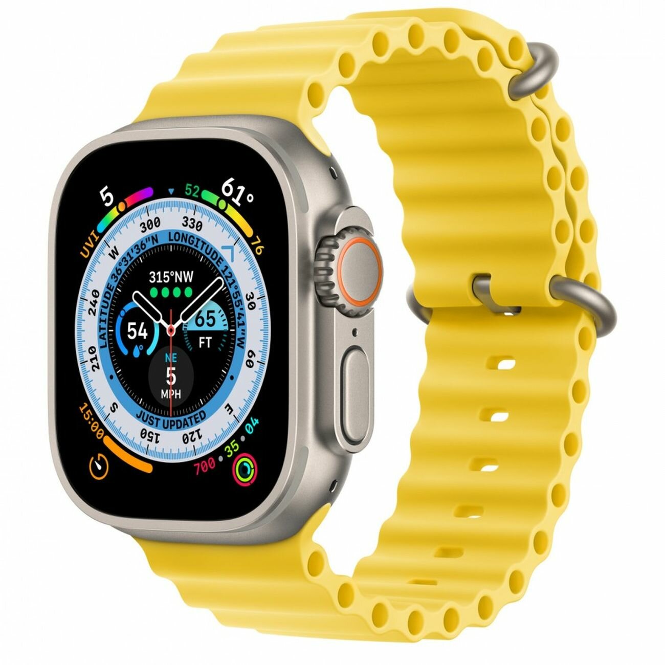 Смарт-часы Apple Watch Ultra 49mm Titanium Yellow Ocean Band