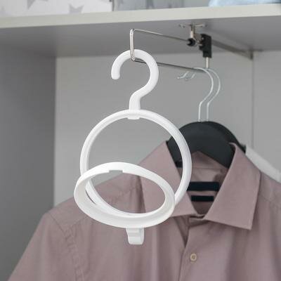 Крючок для одежды и головных уборов многофункциональный, 24×14×2.8 см, цвет белый - фотография № 2