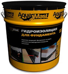 AquaMast мастика битумная гидроизоляционная (черный, 3 кг)