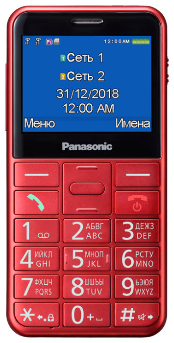 Мобильный телефон Panasonic TU150 red