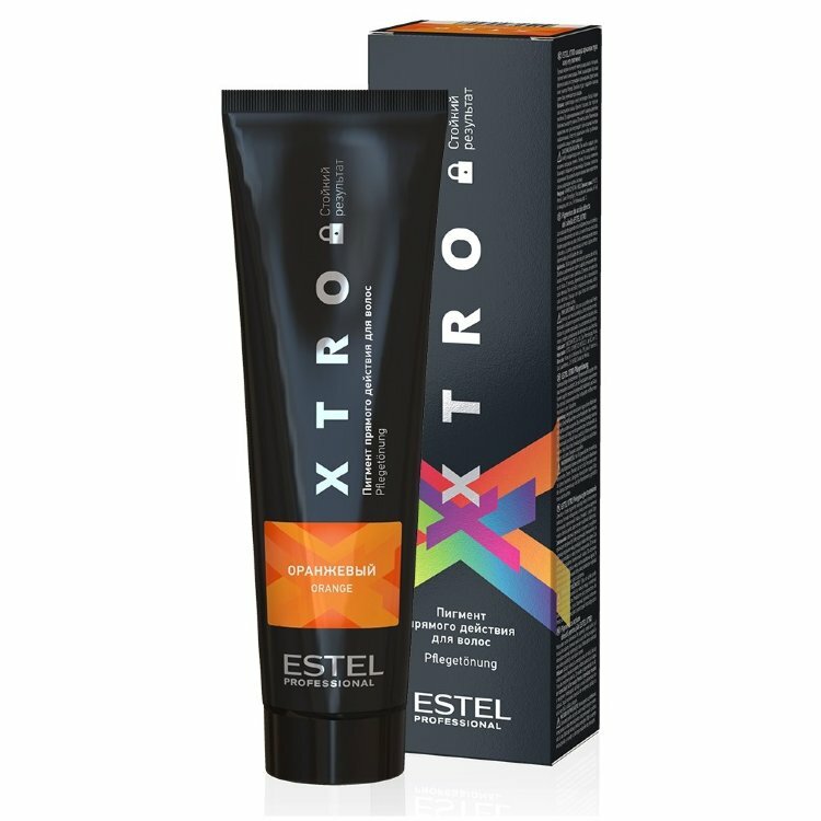 Пигмент прямого действия для волос стойкий Estel Professional Xtro black оранжевый 100 мл