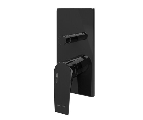 Смеситель Wasserkraft Glan 6661 черный глянец