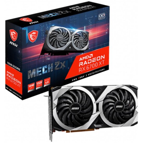 Видеокарта MSI Radeon RX 6700 XT MECH 2X OC 12G