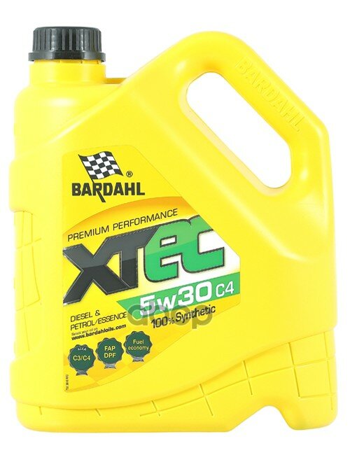 Синтетическое моторное масло Bardahl XTEC 5W-30 C4