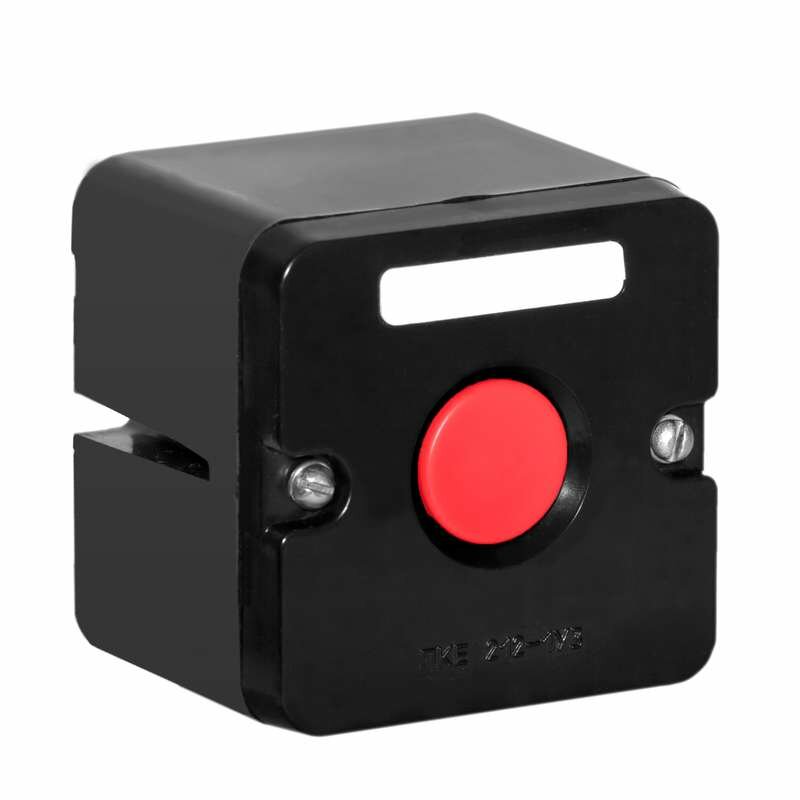 Пост кнопочный ПКЕ-212/1 кнопка "Стоп" красн. Электродеталь, электродеталь воронеж ПКЕ-212/1.1К.С (1 шт.)