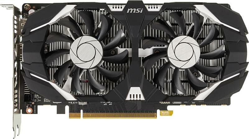 Видеокарта GTX1050TI 4Gb GDDR5 MSI GTX 1050 TI 4GT OC