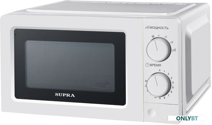Микроволновая печь Supra , 700Вт, 20л, белый - фото №1