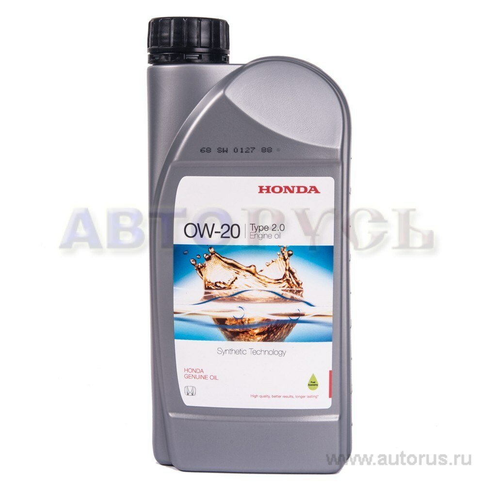 Масло моторное honda engine oil 0w-20 синтетическое 1 л 08232-p99-k1lhe