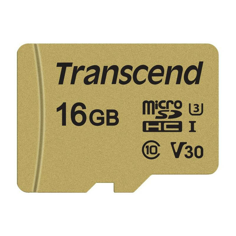 Карта памяти Transcend micro SDHC 16 Gb Class 3 (U3) (TS16GUSD500S)