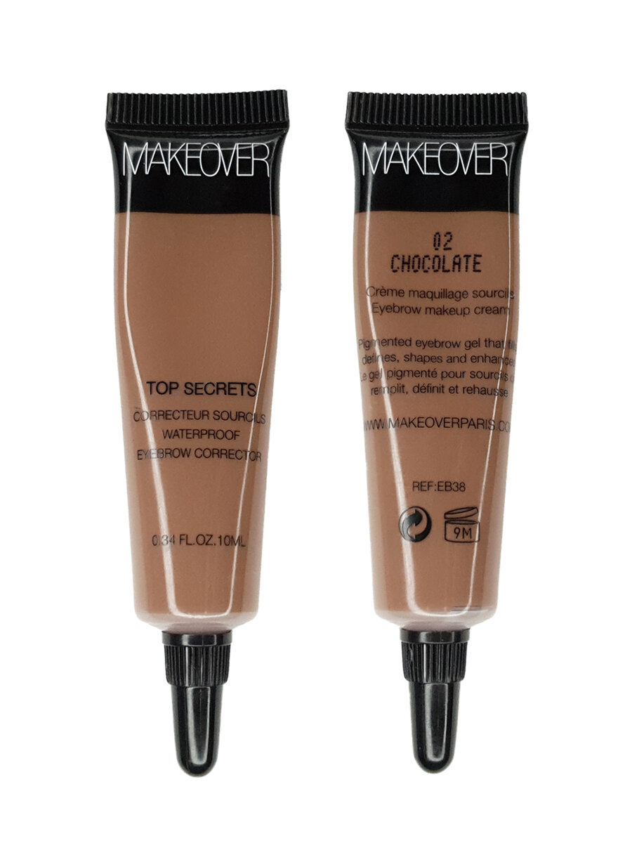 Водостойкий гель для бровей WATERPROOF EYEBROW CORRECTOR (Chocolate)