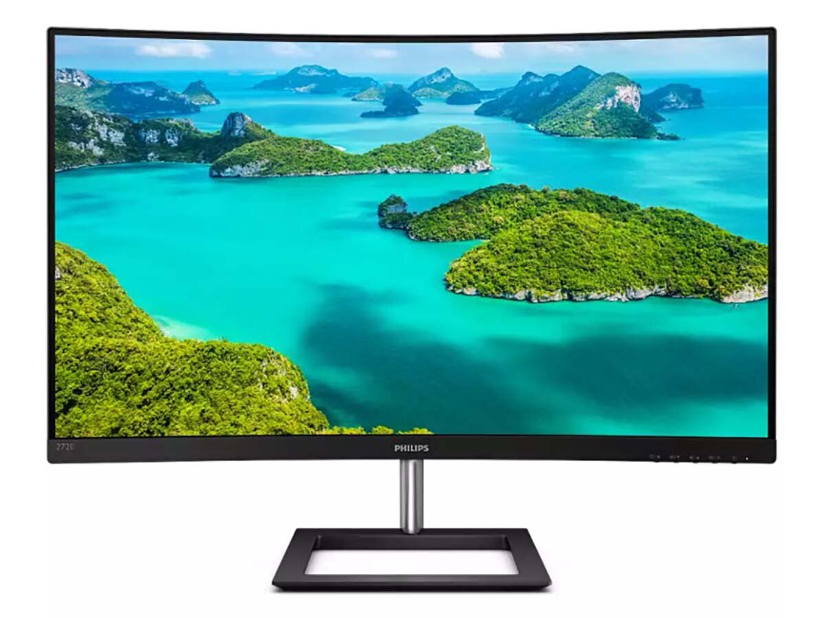 Монитор 27” Philips 272E1CA/00, FHD, VA, Curved, HDMI, VGA, DP, Черный 272E1CA/00