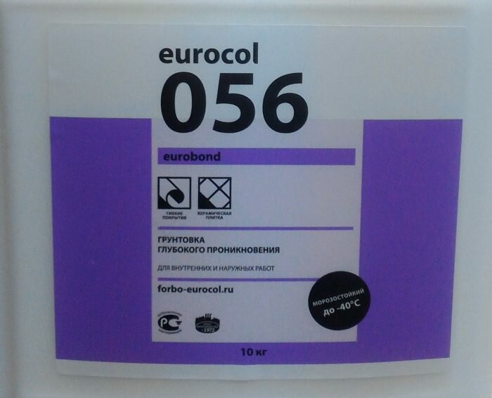 Грунтовка Forbo Eurocol 056 Eurobond, 10 кг