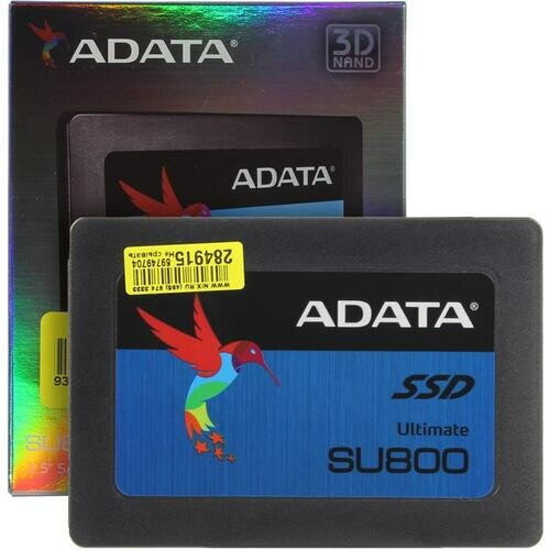 Твердотельный накопитель ADATA Ultimate SU800 512 ГБ SATA ASU800SS-512GT-C