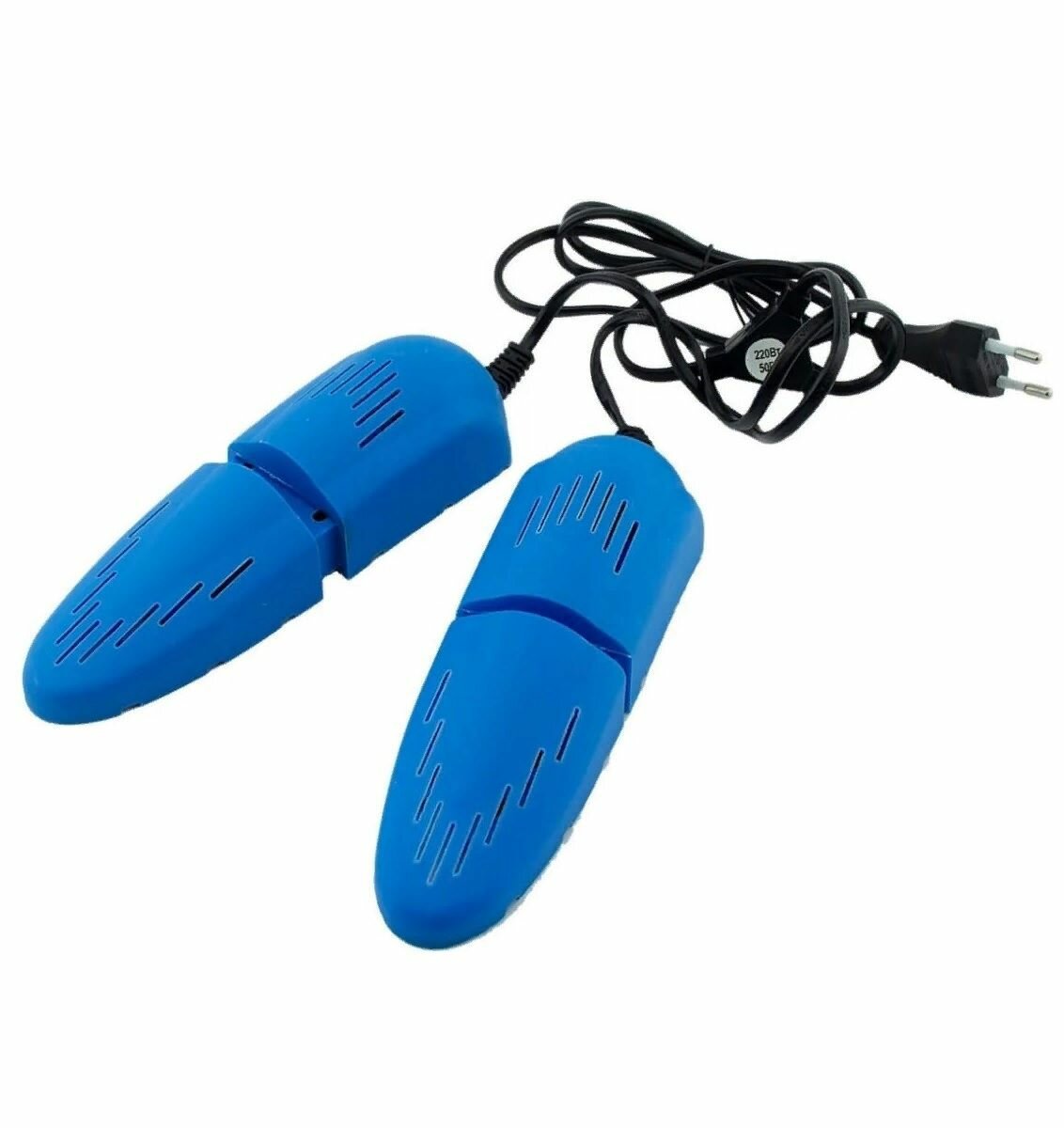 ТРИ сушилки для обуви раздвижные электрические 16,5х5 см цвет синий - фотография № 3