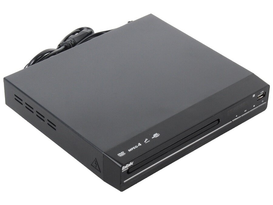 DVD-плеер BBK DVP032S, black, USB Type A, черный