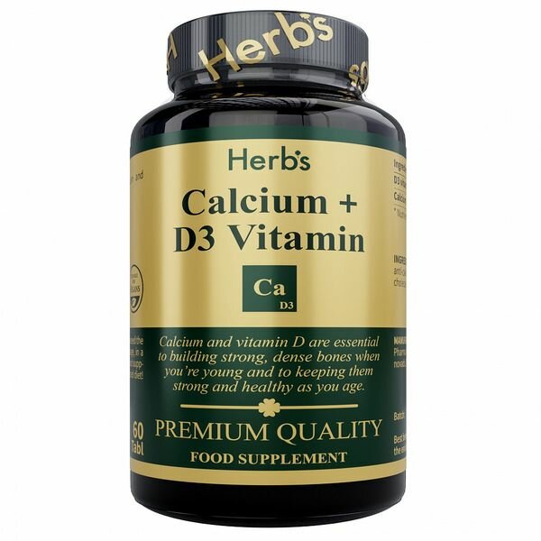 Биологическая активная добавка к пище Кальций + витамин D3 60 капсул