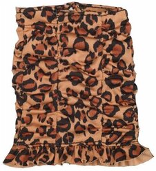 Юбка Tonner Pulled Together Leopard Skirt (Стягивающаяся леопардовая с простроченными оборками для кукол Тоннер)