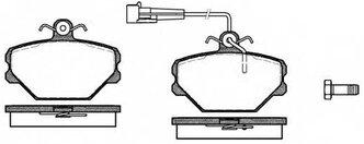 264 02_=264 42=571330X=FDB524 !колодки дисковые п.\ Fiat Tempra 1.4i-1.6i 90-93/Tipo 1.1-1.9D 88-93 REMSA 026402