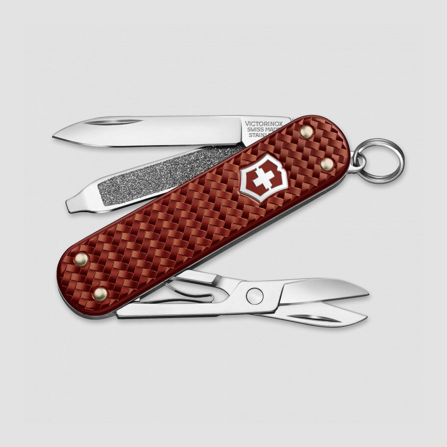 VICTORINOX Нож швейцарский складной Victorinox «Classic SD Precious Alox Hazel Brown», 5 функций, длина клинка: 4.0 см 0.6221.4011G