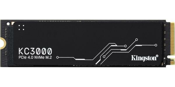 Твердотельный накопитель SSD M.2 Kingston 4.0Tb KC3000 Series (PCI-E 4.0 x4, up to 7000/7000Mbs, 1000000 IOPS, 3D TLC, NVMe, 32