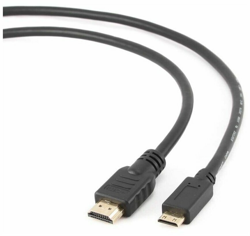 Кабель Hdmi- Hdmi 1m Cablexpert v2.0, 19M/19M, черный, позол.разъемы, экран [cc-hdmi4-1m]