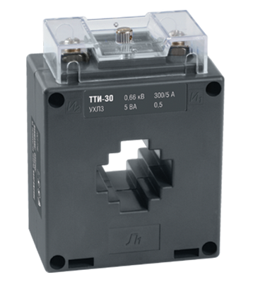 Трансформатор тока IEK ТТИ-30 300/5 5ВА класс точности 0,5S