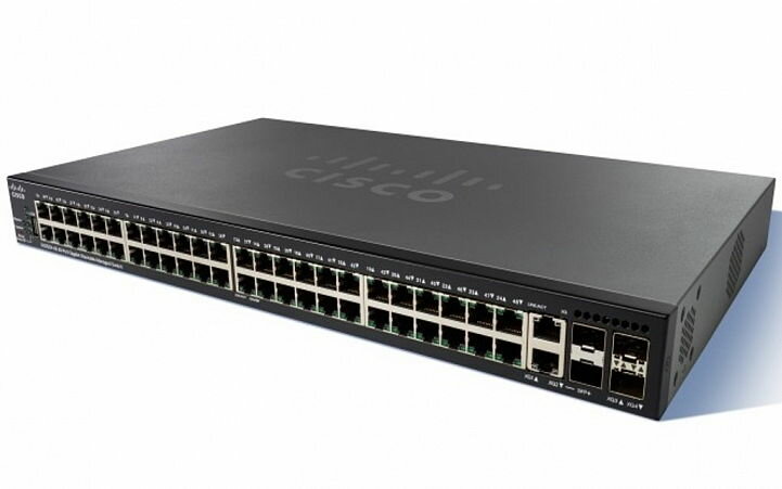 Коммутатор Cisco SG350X-48P-K9-EU