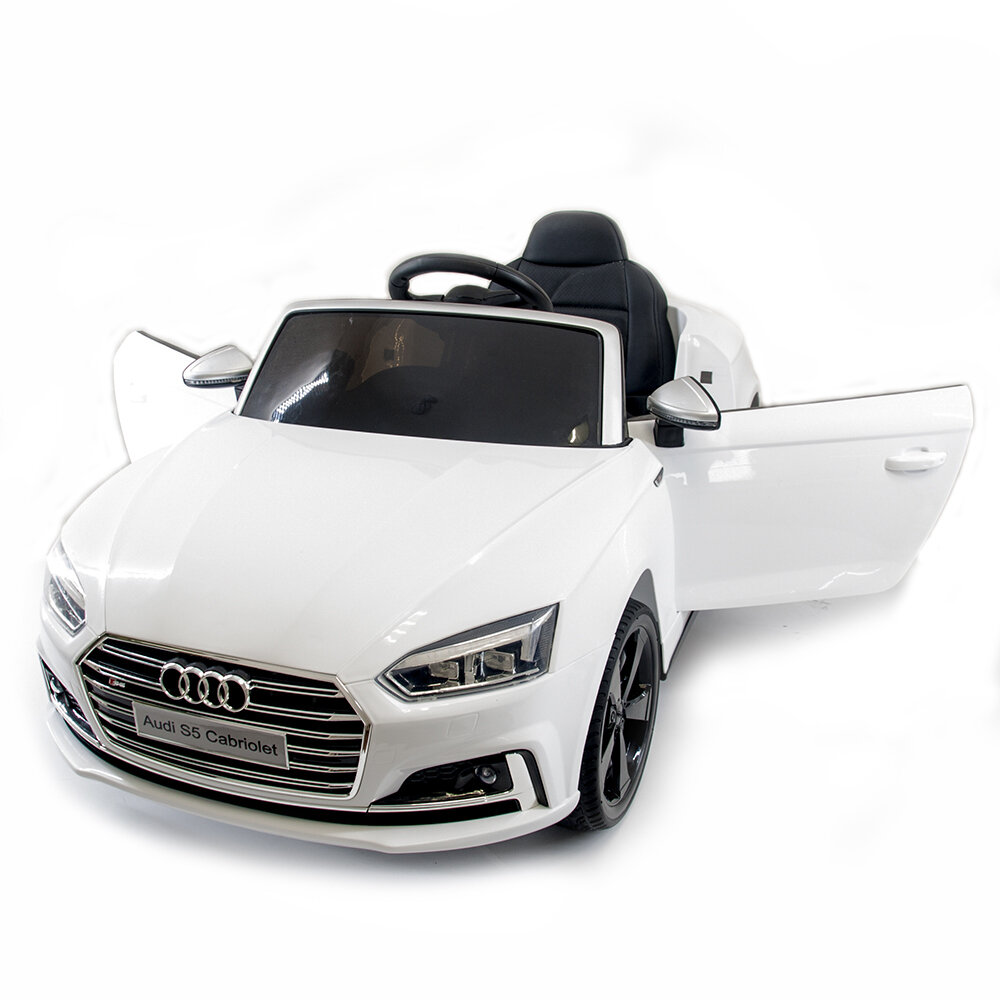 Легковые автомобили Harley Bella Детский электромобиль Audi S5 Cabriolet LUXURY 2.4G - White - HL258-LUX-W