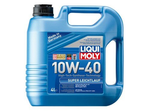 LIQUI MOLY Масло моторное 10W40 п/синт. Leichtlauf MoS2 A3/B4 CF/SL (4л) (LIQUI-MOLY)