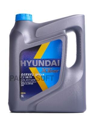 HYUNDAI-XTEER 1051224 5W30 5L DIESEL ULTRA C3 , , моторное масло синтетическое