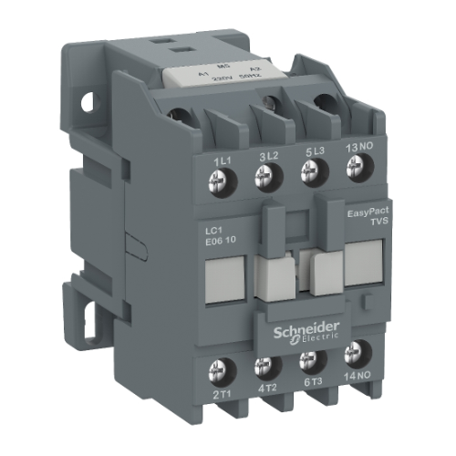 Контактор 3-х полюсный 6A 220B AC Schneider Electric, LC1N0601M5N