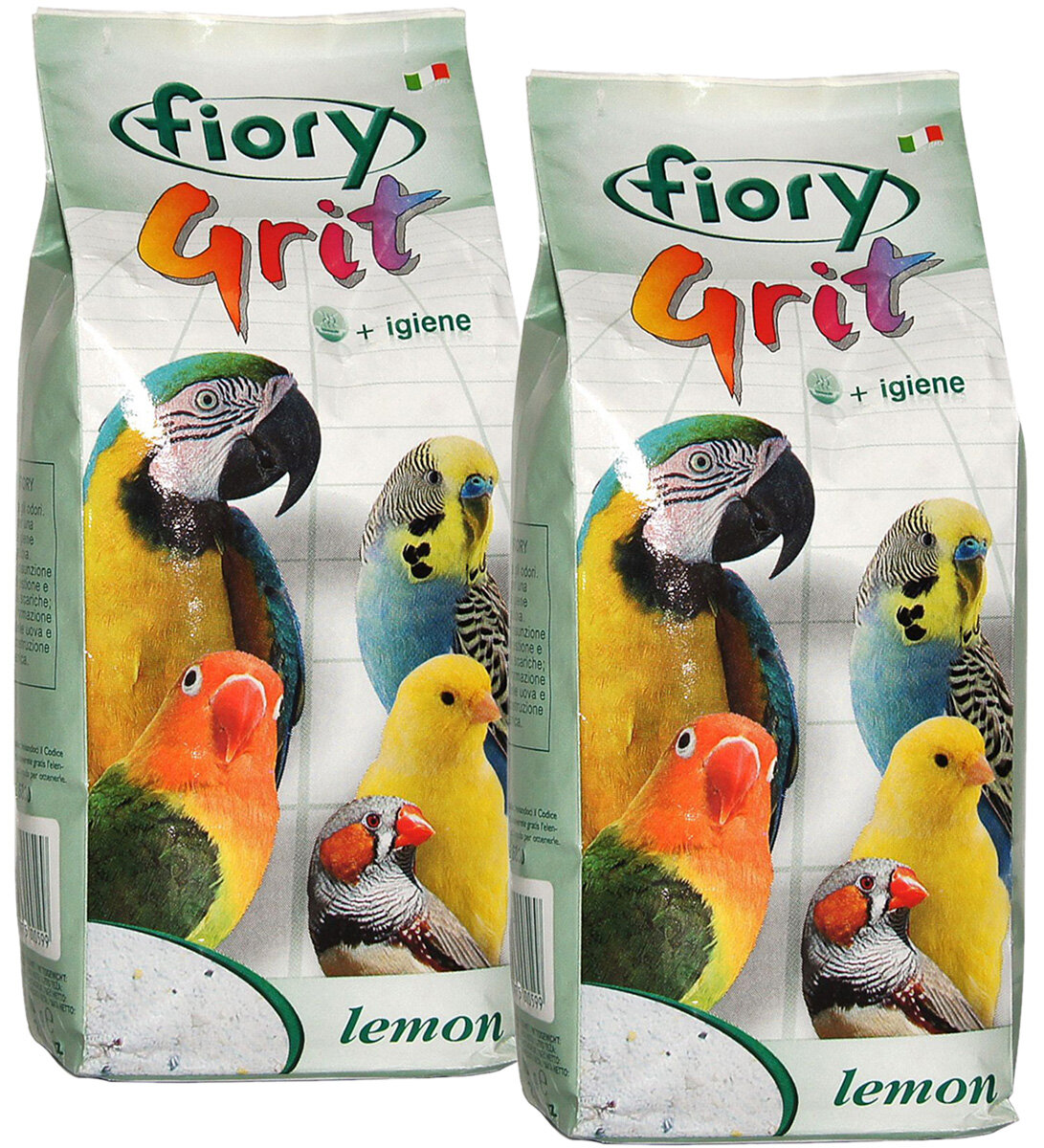 FIORY GRIT MARINO LEMON – Фиори морской песок для птиц с лимоном (1 + 1 кг)