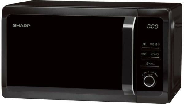 фото Микроволновая печь Sharp R2852RK 800 Вт чёрный (уценка, поврежденная упаковка)