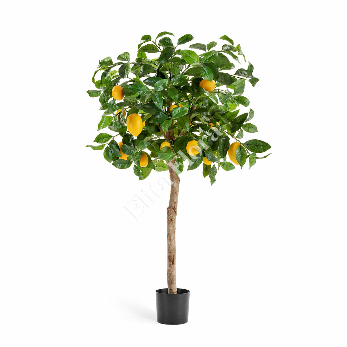 Искусственное Лимонное дерево с плодами на штамбе - в-110 см д -50 см Treez Collection