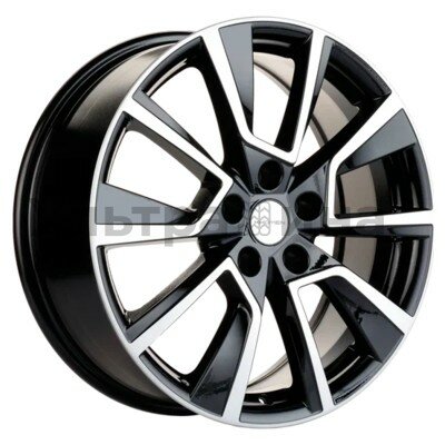 Khomen Wheels KHW1802 (Chery Tiggo) Black-FP 7x18/5x108 ET40 D60.1